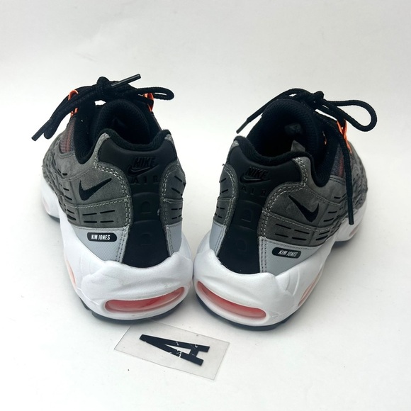 NIKE Grey & Orange Kim Jones Edition Air Max 95 Sneakers sz 7 - Picture 8 of 12
